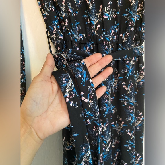 Black Floral Jumpsuit - Picture 5 of 7